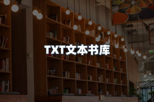 TXT文本书库